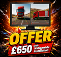 2 channel screen with nationwide installation offer